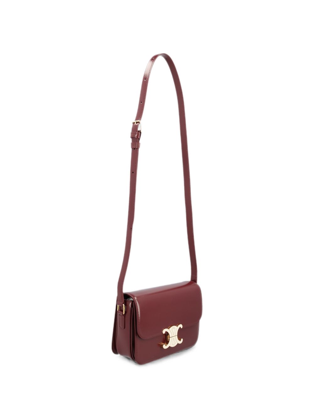 TRIOMPHE TEEN LEATHER SHOULDER BAG
