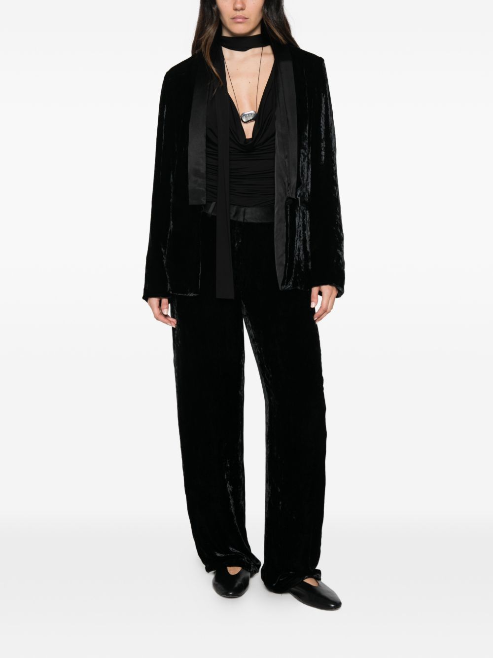 VELVET SMOKING JACKET