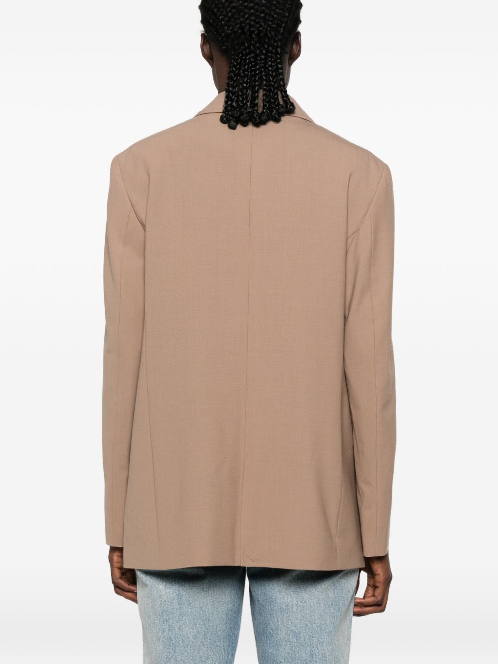 WOOL BLEND DOUBLE-BREASTED JACKET