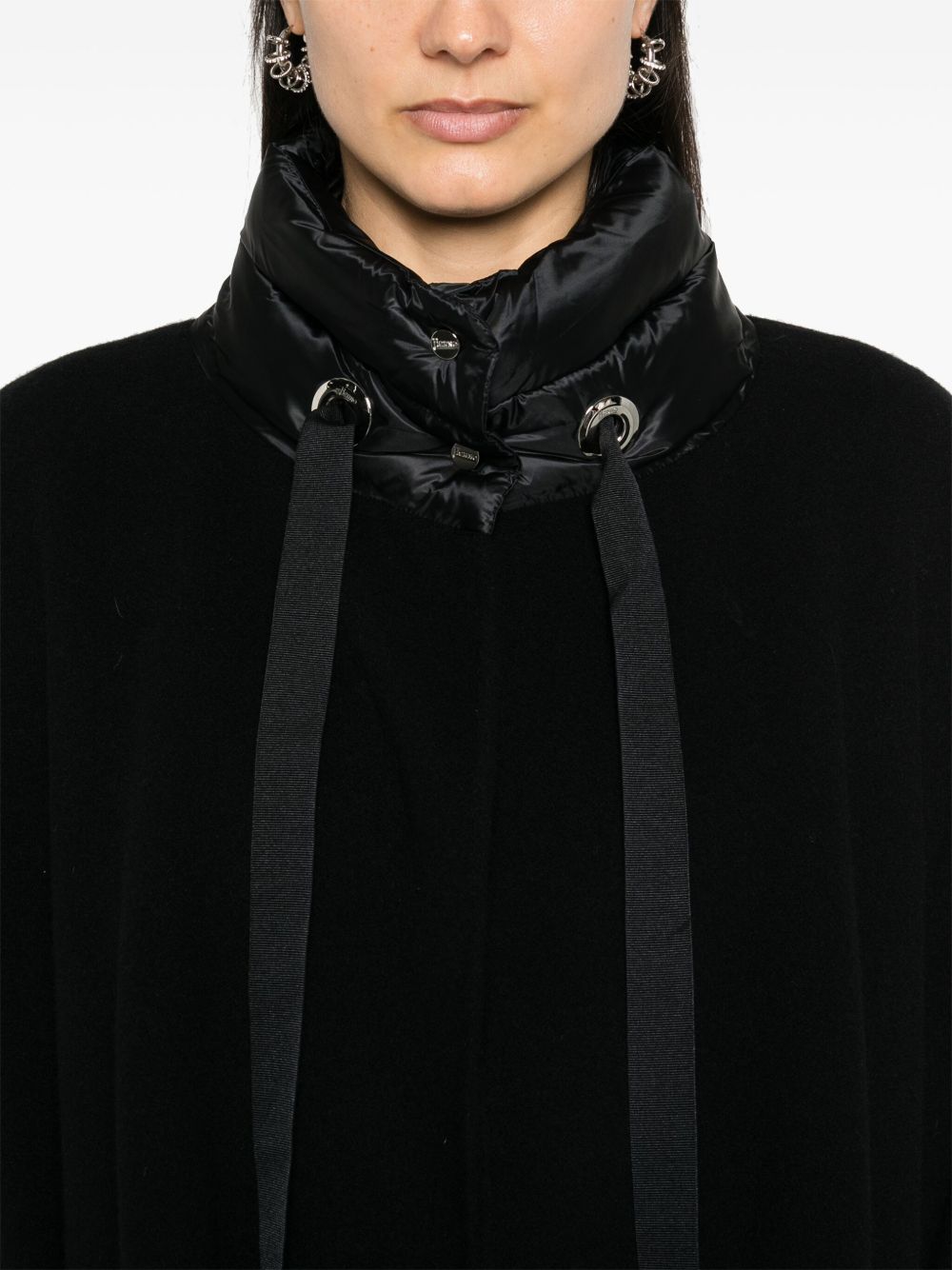 WOOL AND NYLON CAPE