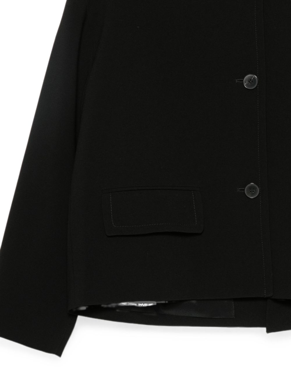 BUTTON-FASTENING FLAP-POCKET JACKET