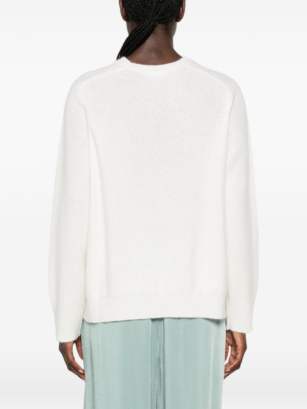 WOOL AND SILK BLEND SWEATER