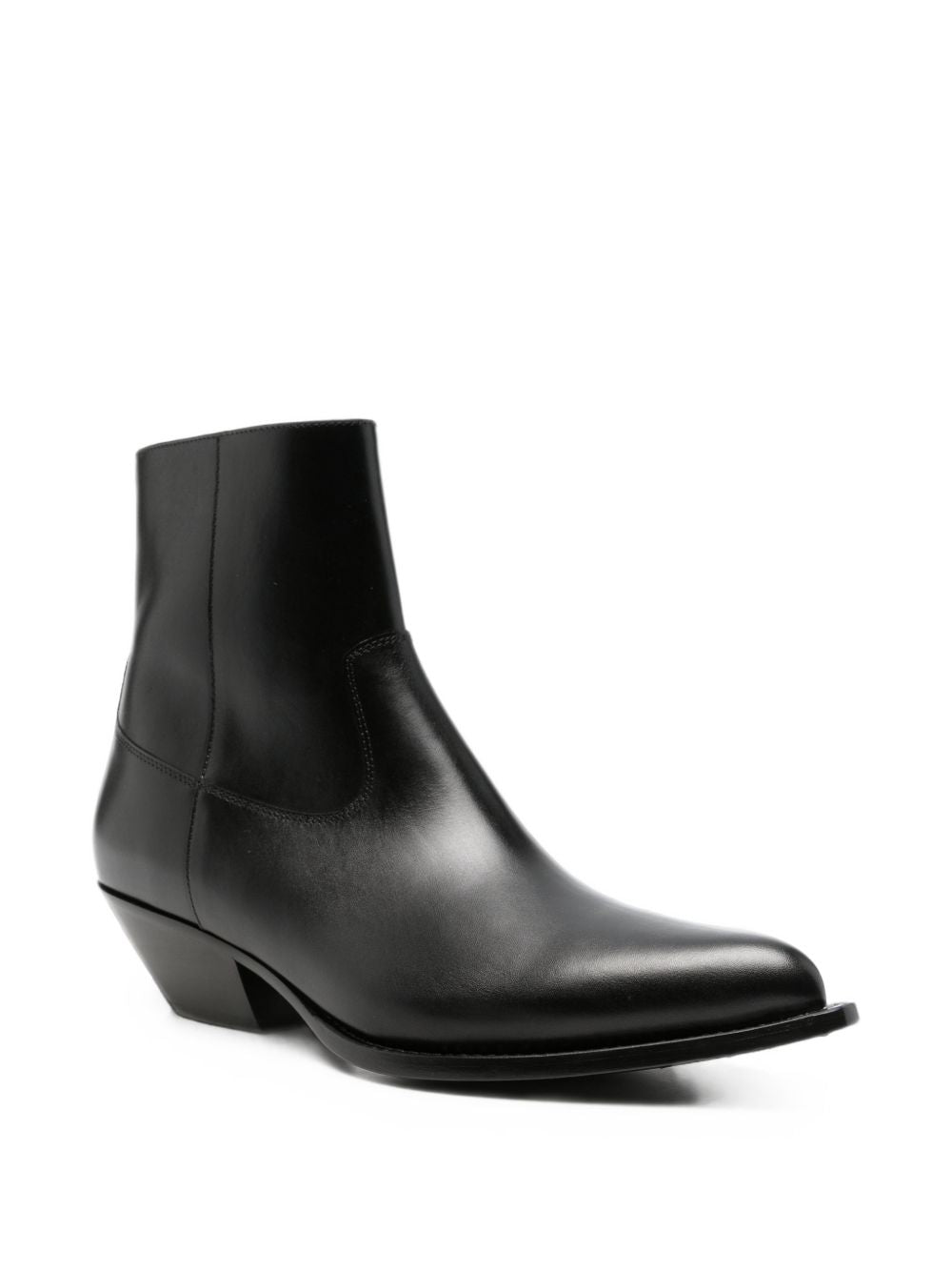 LEON LEATHER ANKLE BOOTS