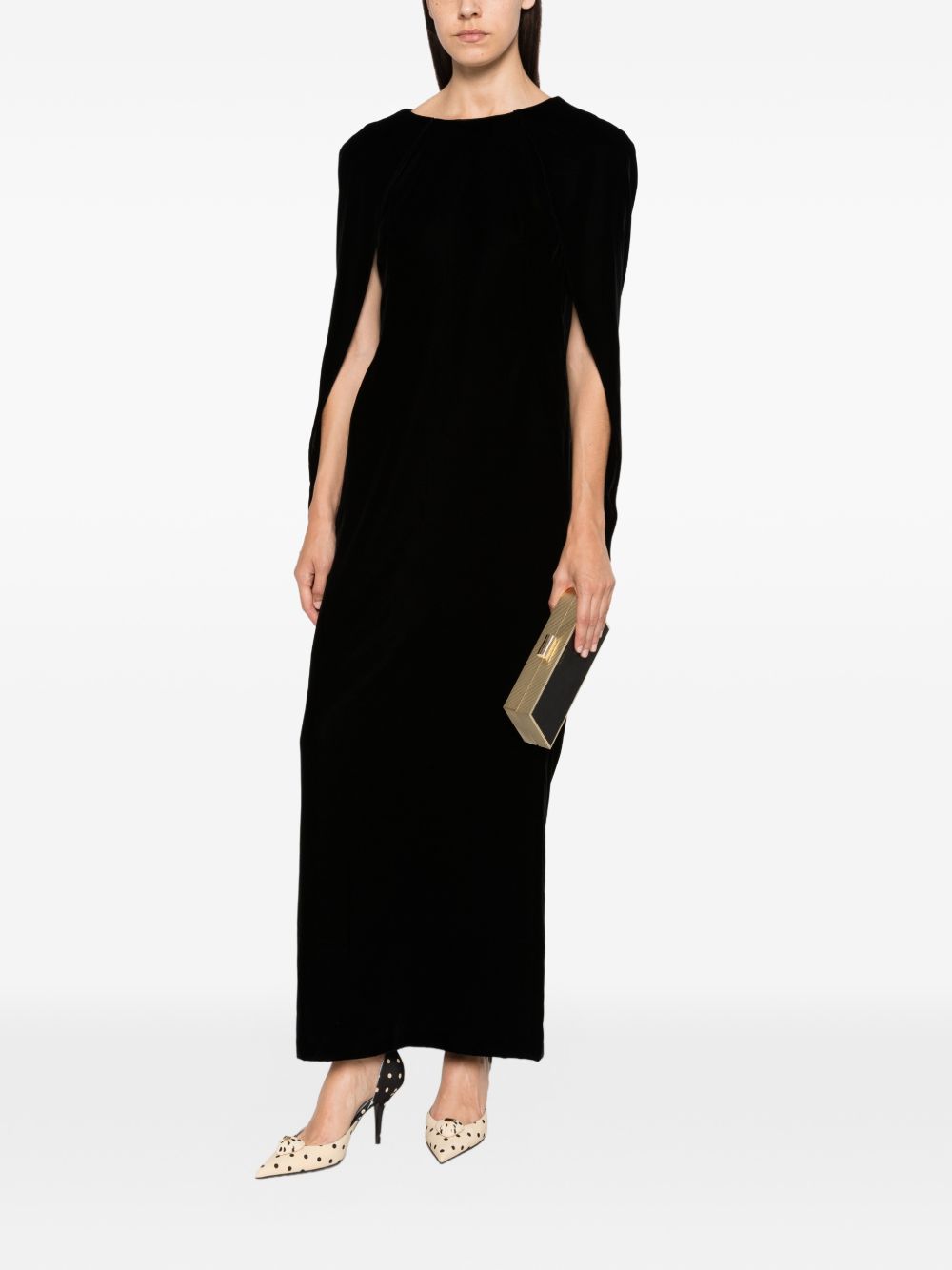 VELVET LONG DRESS