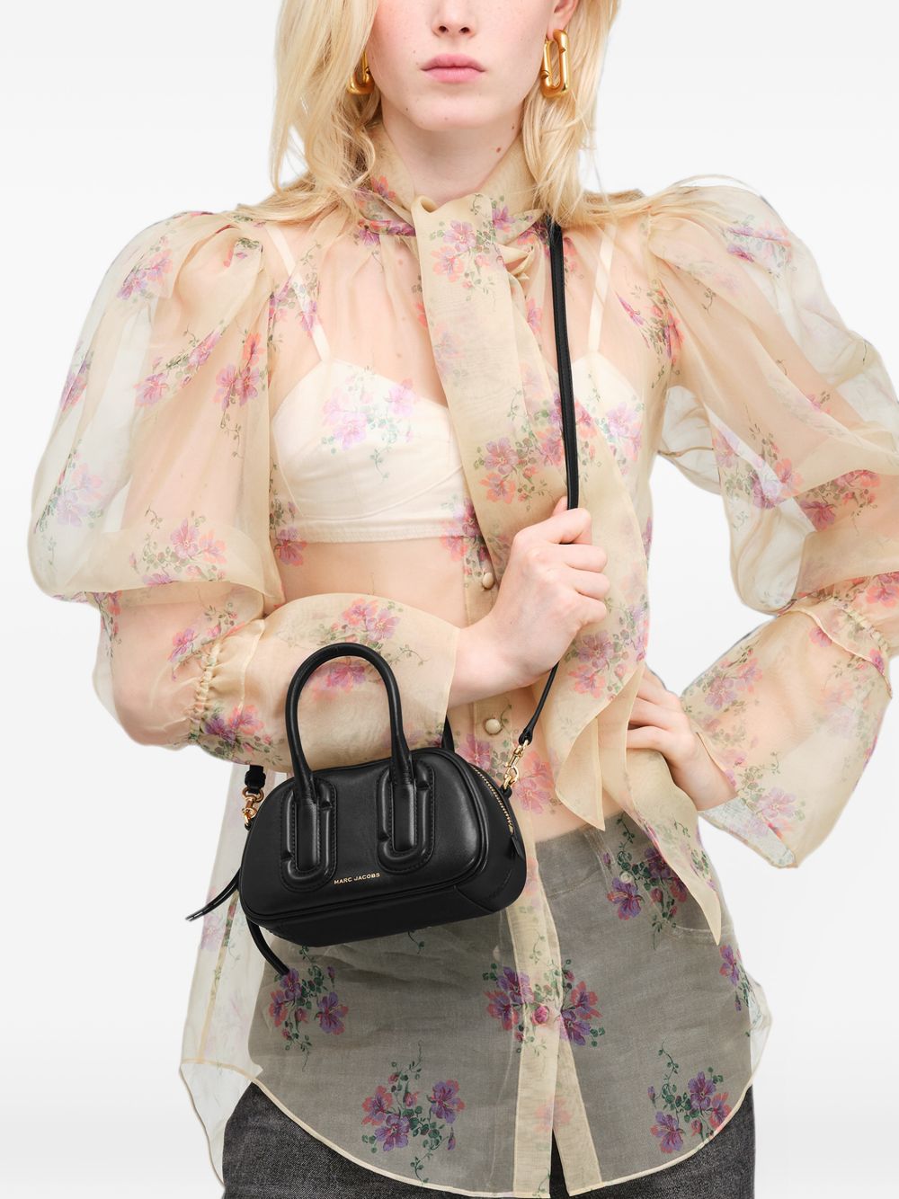 THE BAULETTO MICRO LEATHER HANDBAG
