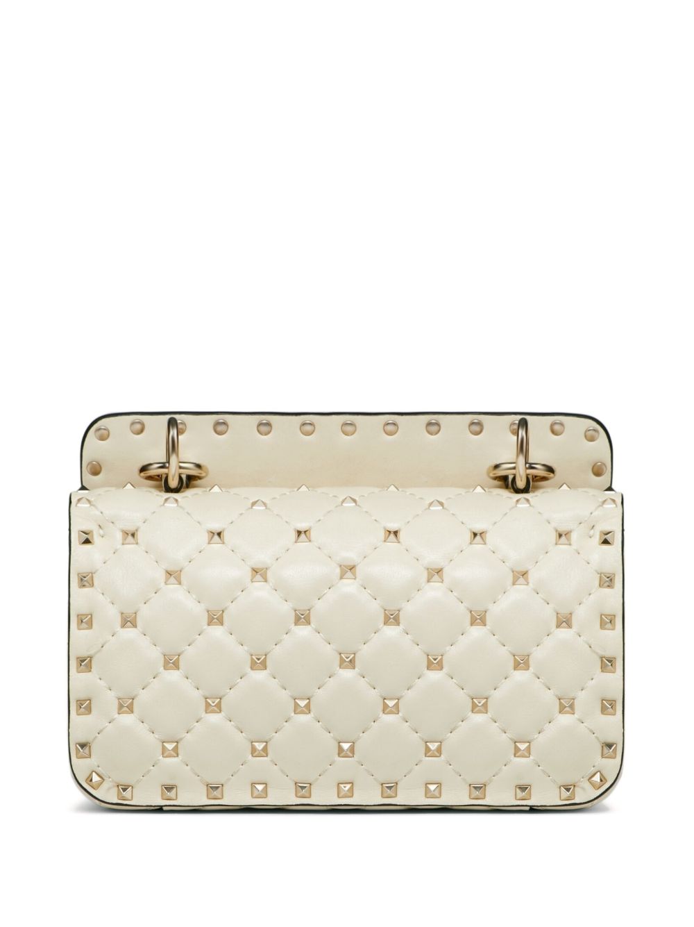 ROCKSTUD SPIKE SMALL LEATHER SHOULDER BAG