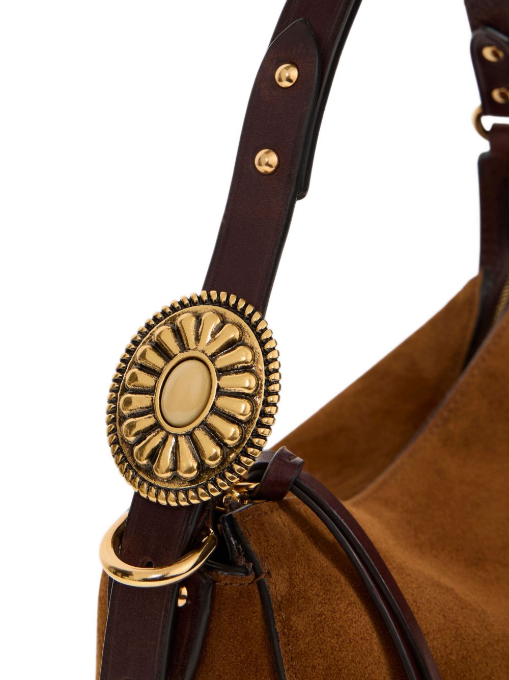SMALL LEATHER HOBO BAG