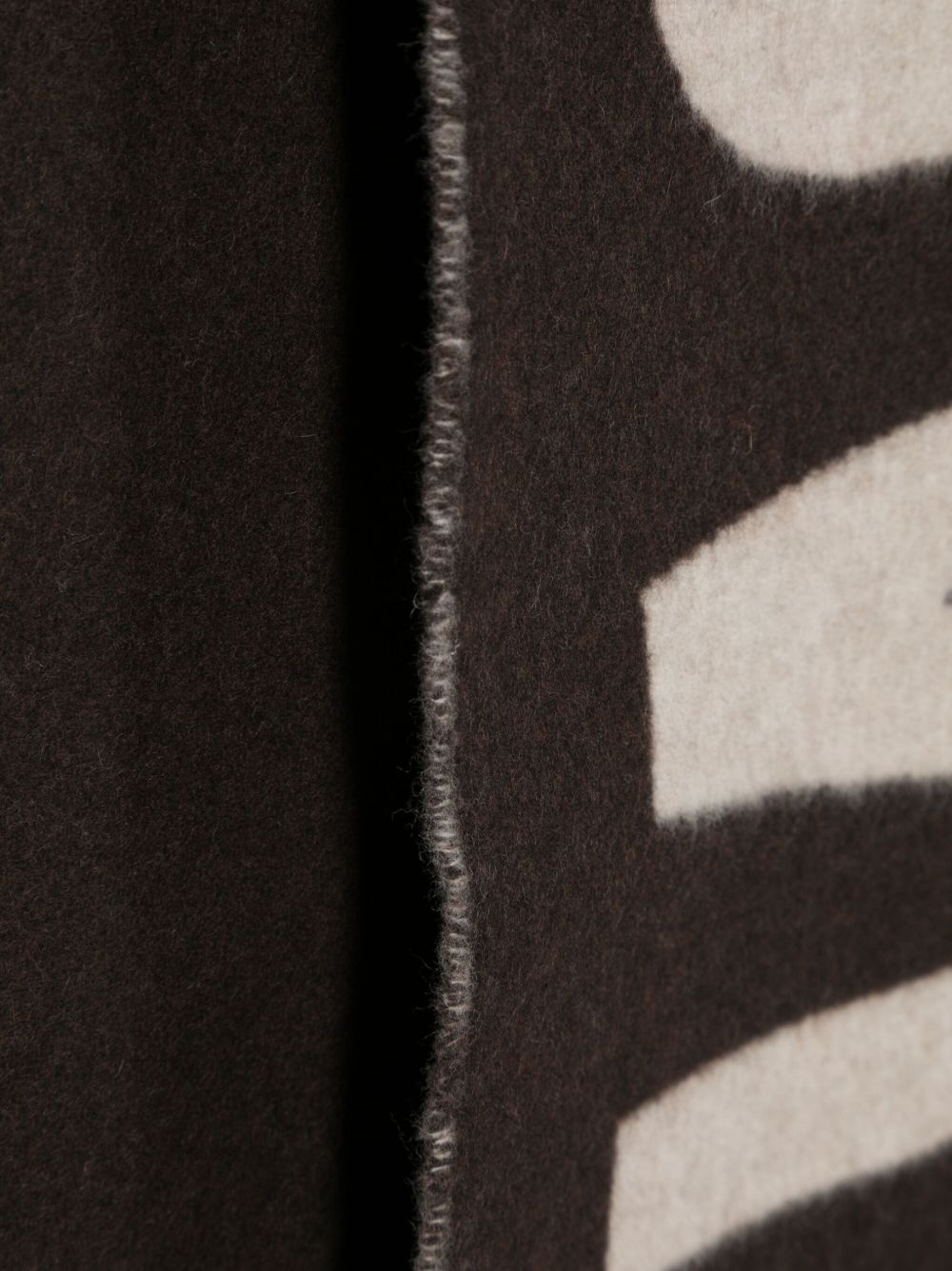 LOGO WOOL SCARF