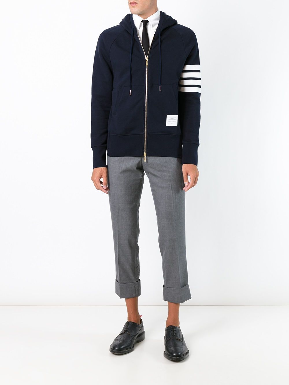 COTTON ZIPPED HOODIE