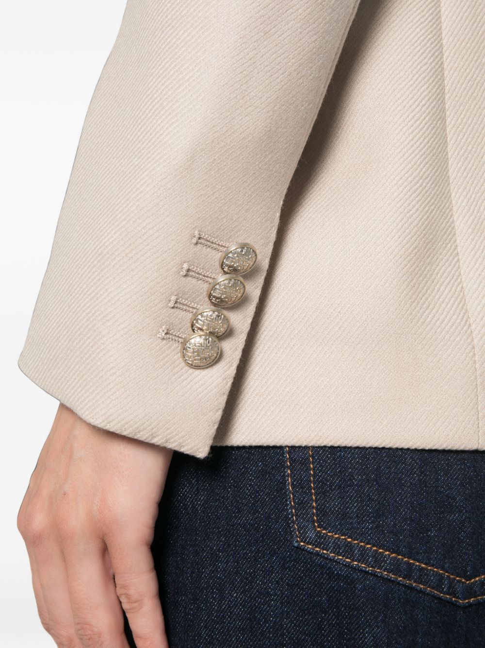 WOOL DOUBLE-BREASTED JACKET