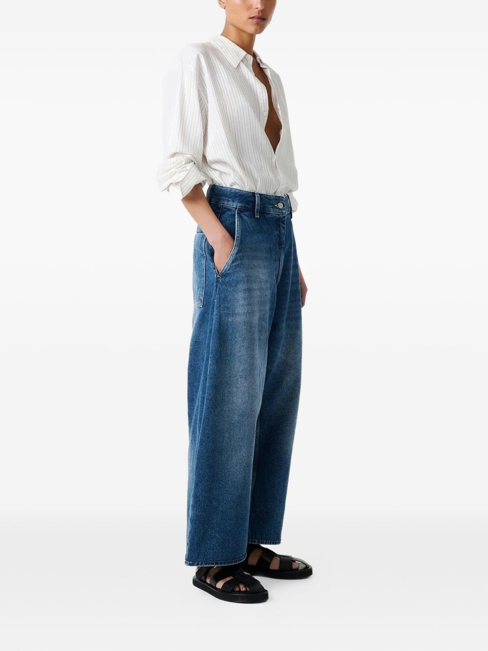 CROPPED DENIM JEANS