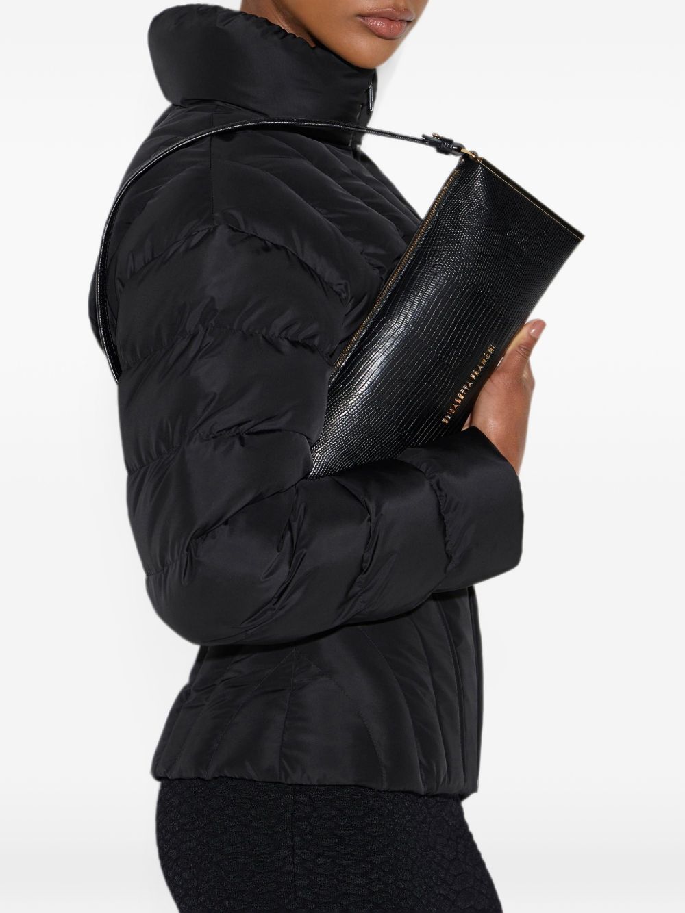 FAUX LEATHER SHOULDER BAG