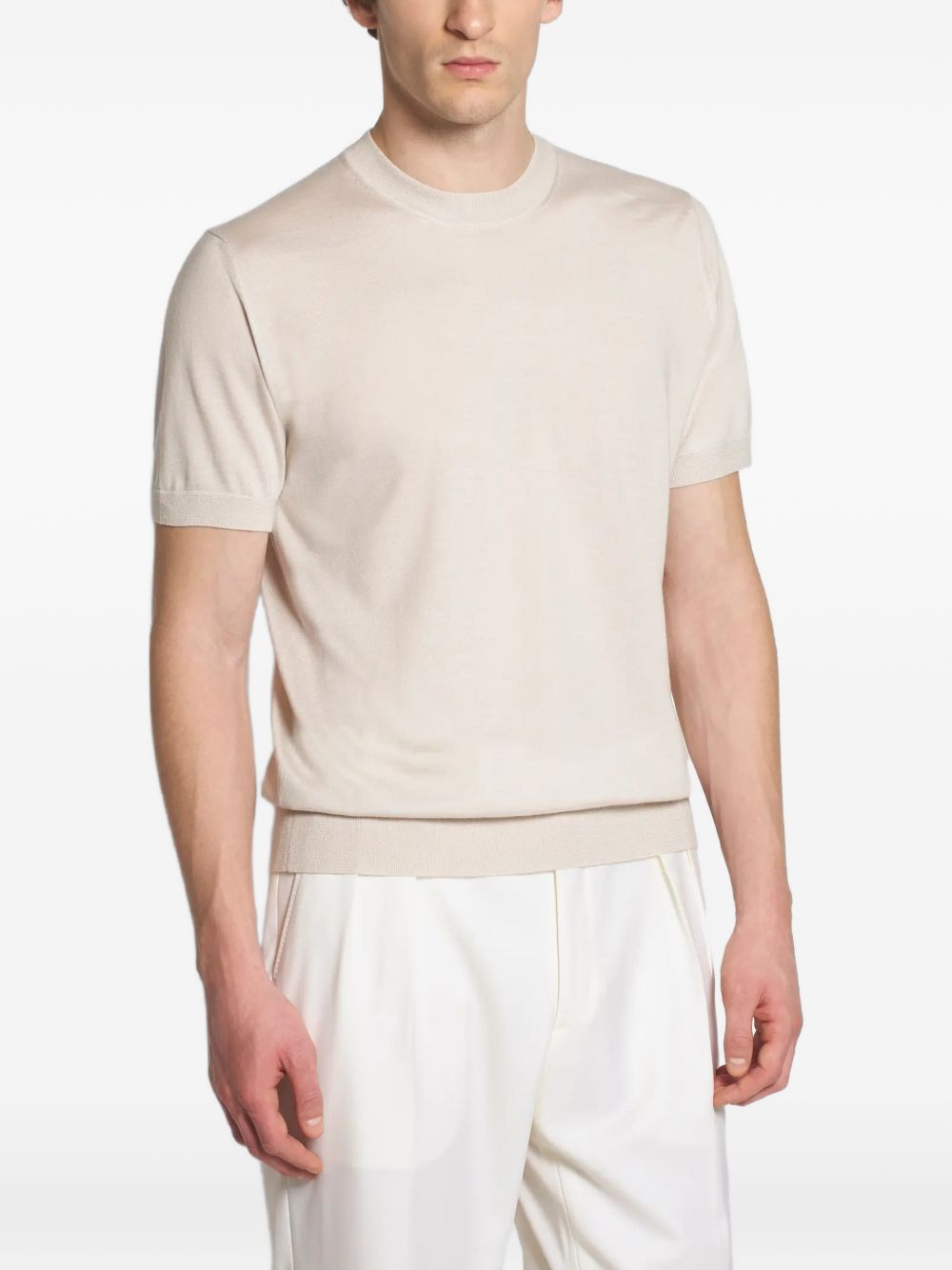 CASHMERE AND SILK T-SHIRT
