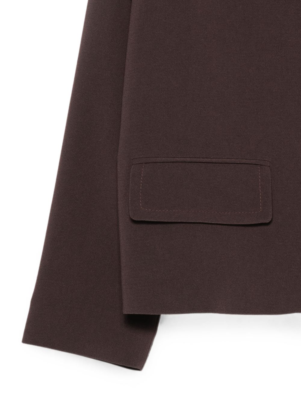 BUTTON-FASTENING FLAP-POCKET JACKET