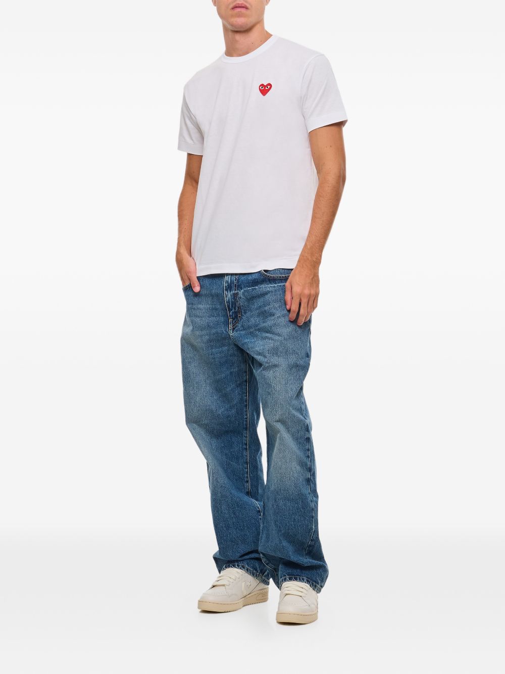 RED HEART COTTON T-SHIRT