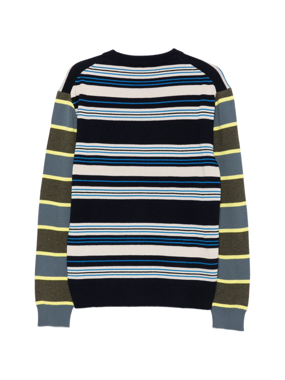 WOOL BLEND STRIPED SWEATER