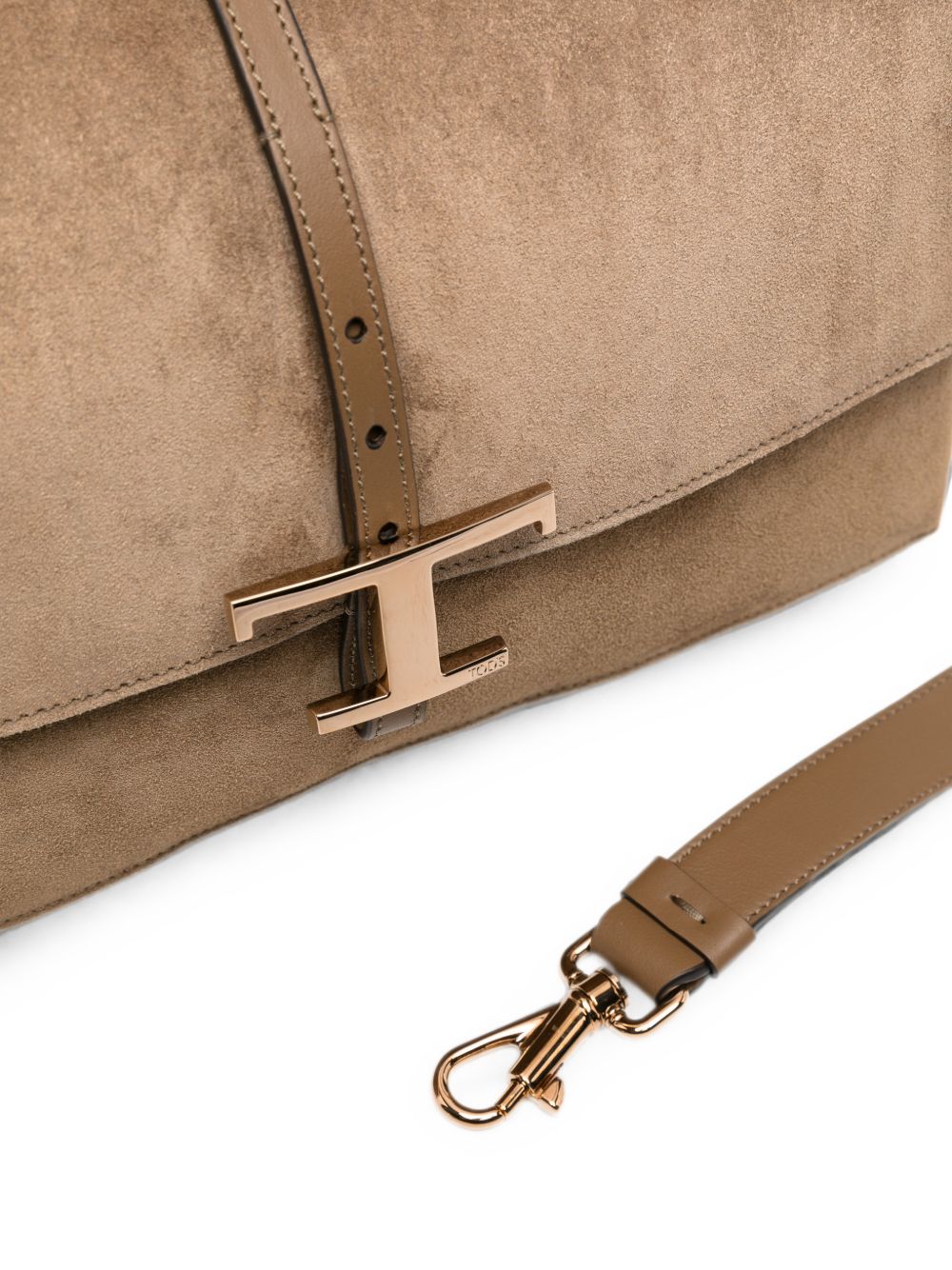 T TIMELESS LEATHER SHOULDER BAG