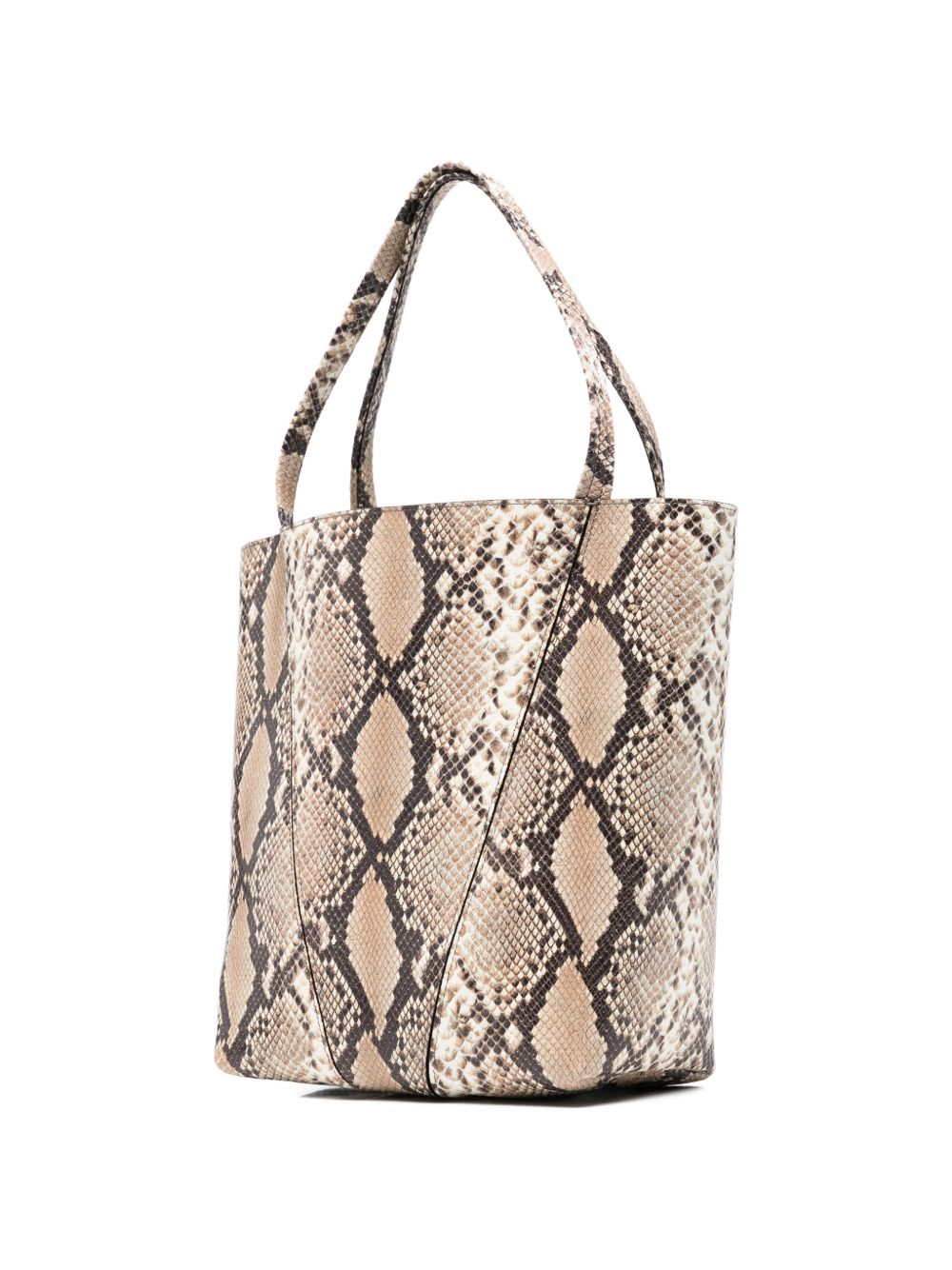 CHLOÉ SPIN LEATHER TOTE BAG