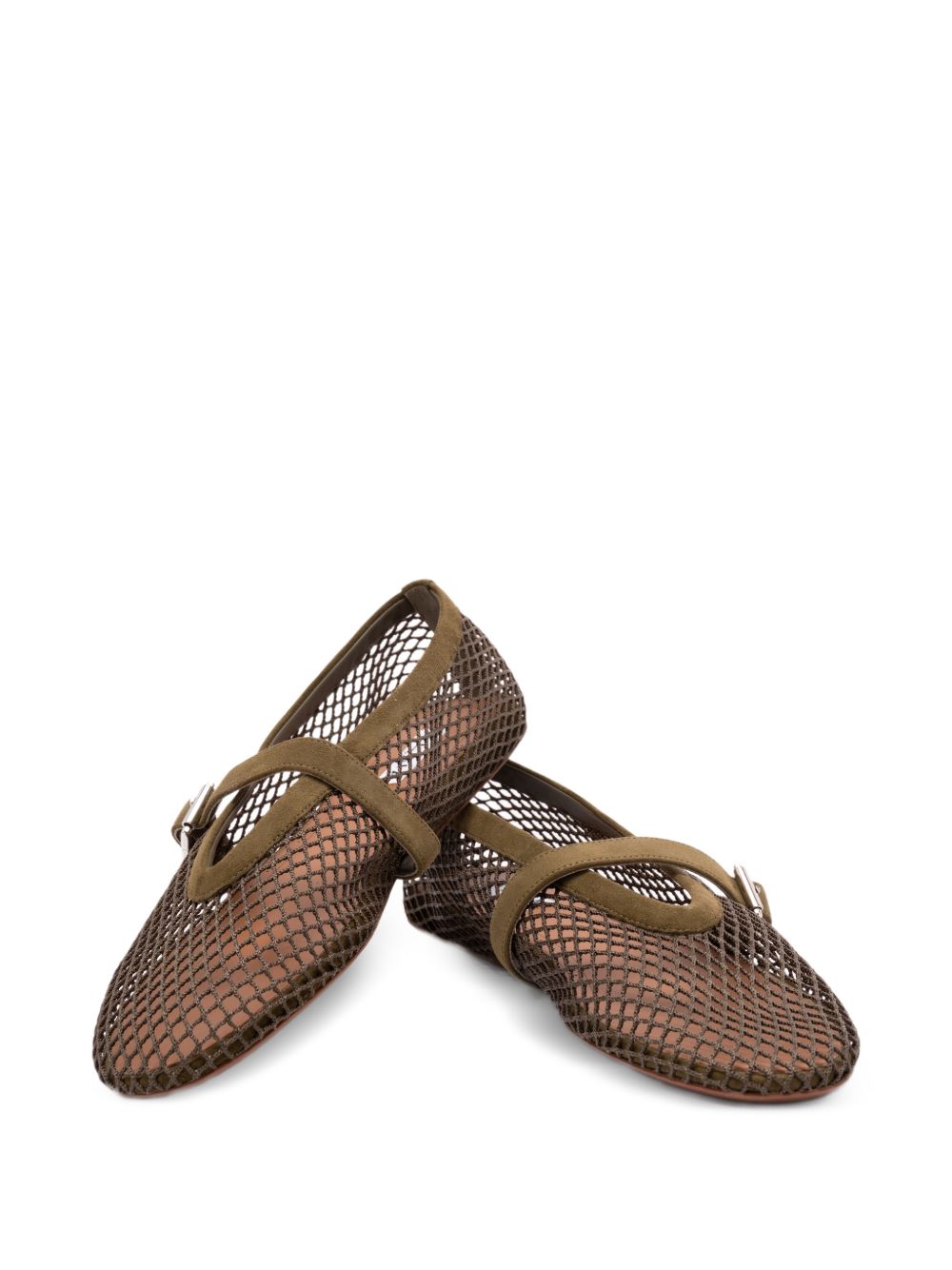 FISHNET BALLET FLATS