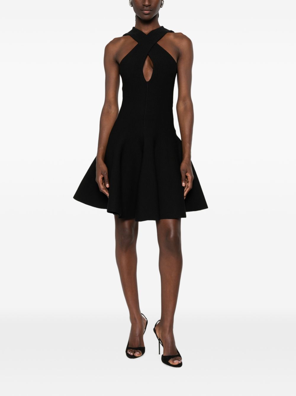 SILK BLEND MIDI DRESS