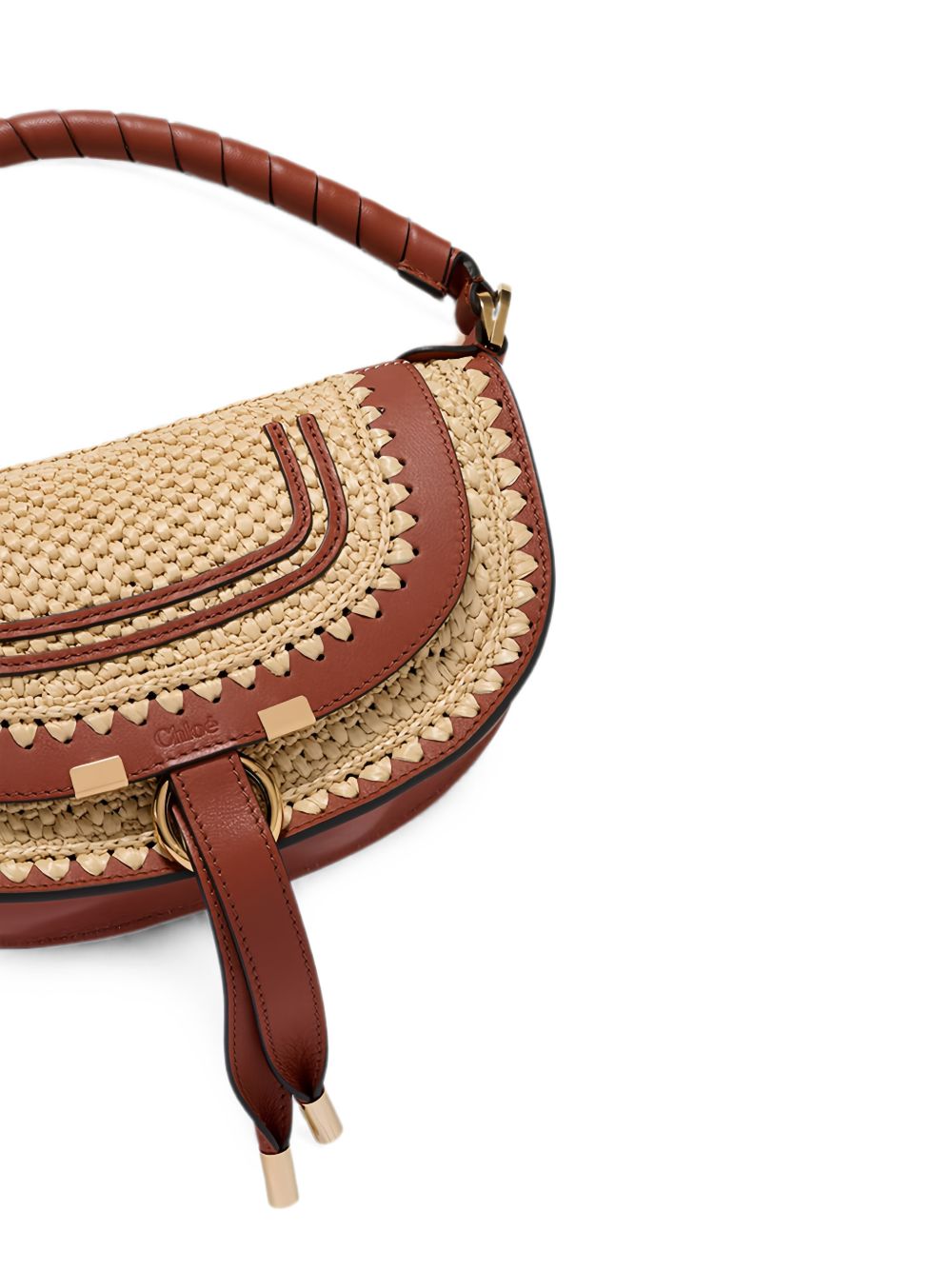 MARCIE MINI RAFIA SHOULDER BAG