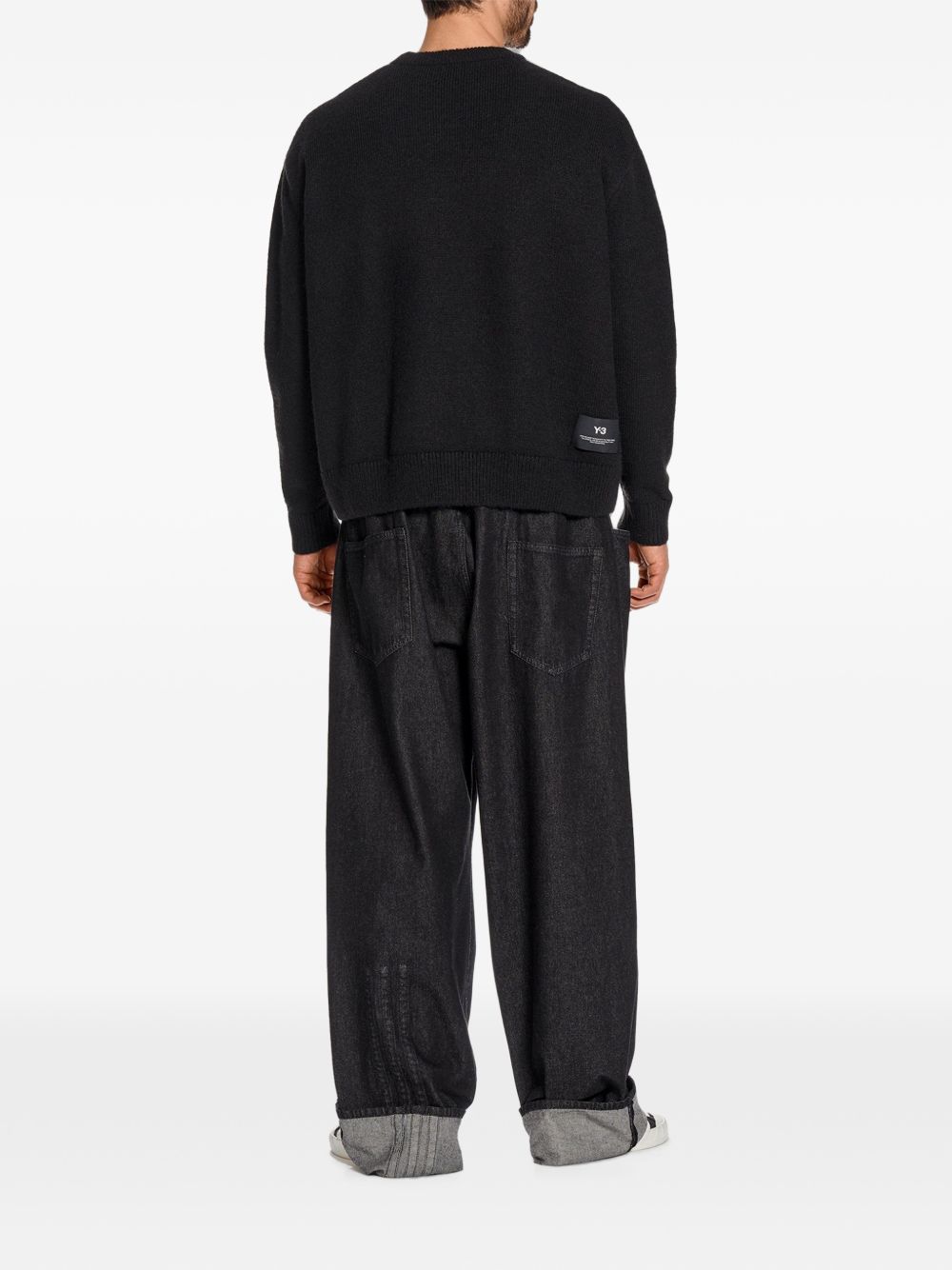 WOOL BLEND CRENWNECK SWEATER