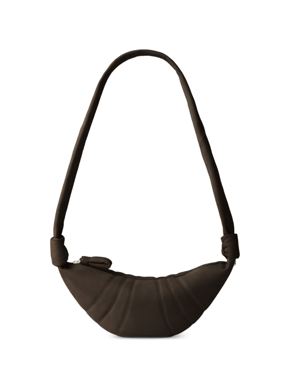 CROISSANT SMALL LEATHER SHOULDER BAG