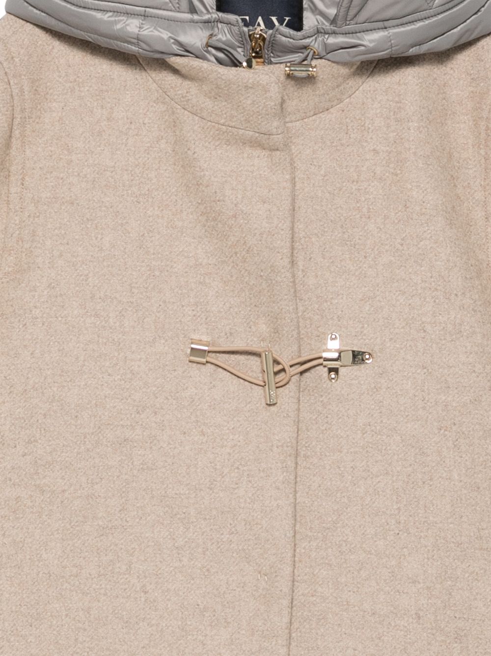 WOOL HOODED CAPE