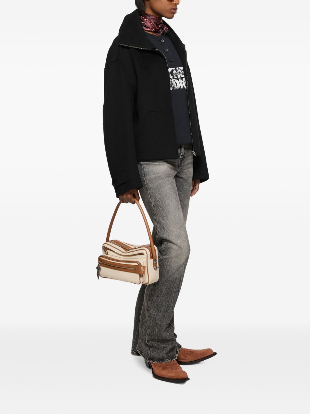 CAMERO PARTY CANVAS SHOULDER BAG
