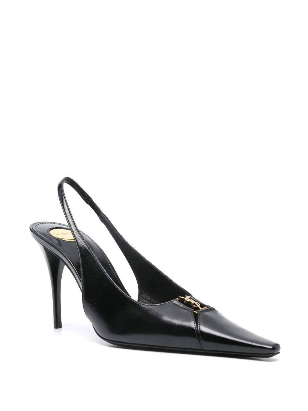 BABYLONE LEATHER SLINGBACK PUMPS