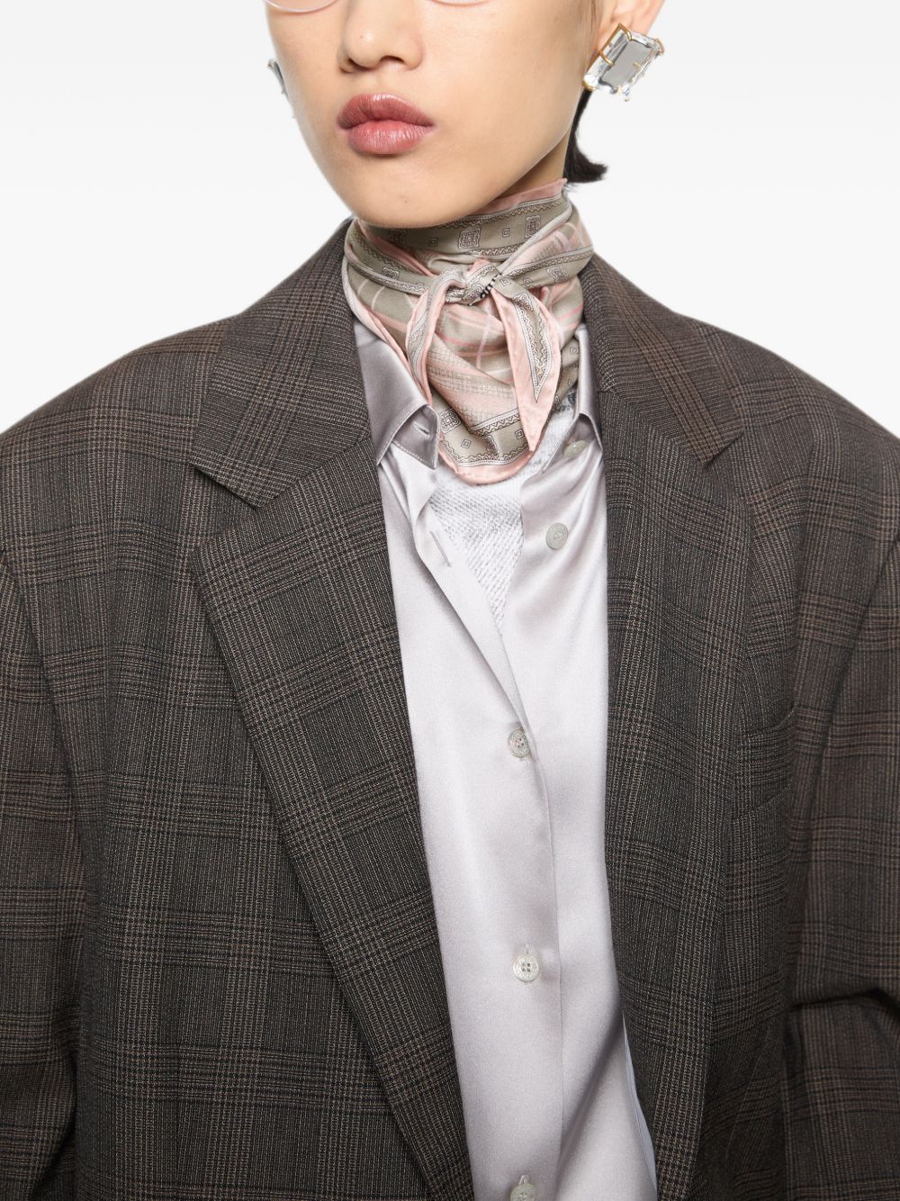 PRINTED SILK HEADBAND