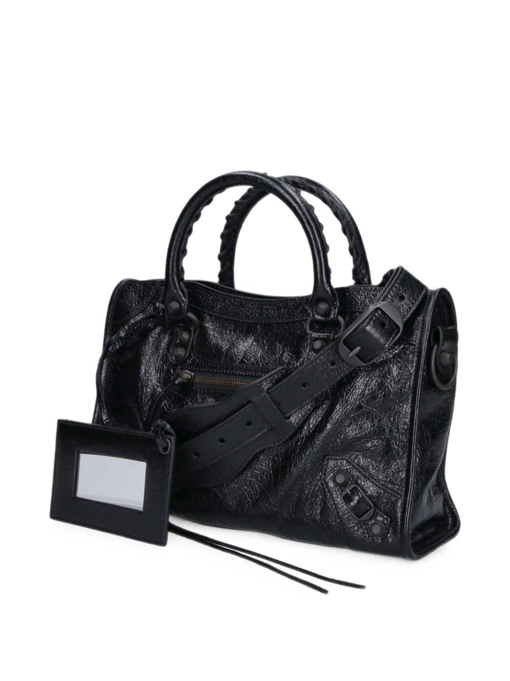 LE CITY SMALL LEATHER HANDBAG