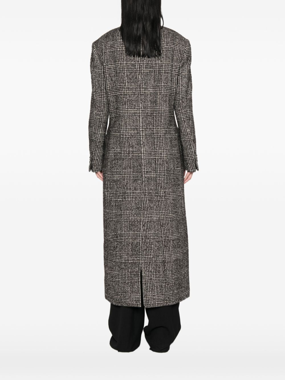 WOOL LONG DOUBLE-BREASTED COAT