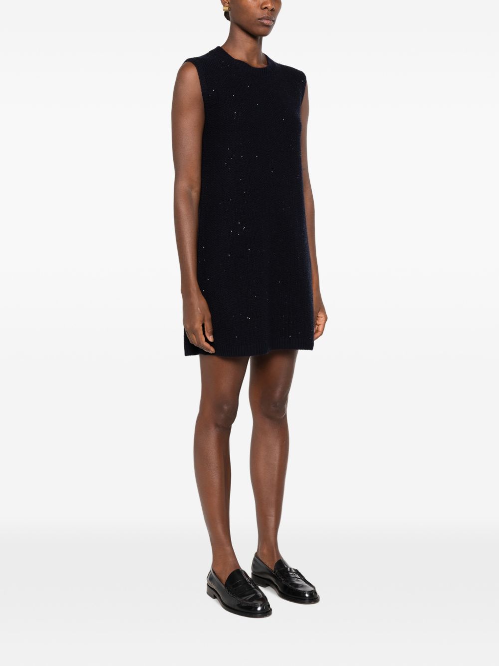 WOOL BLEND SHORT DRESS
