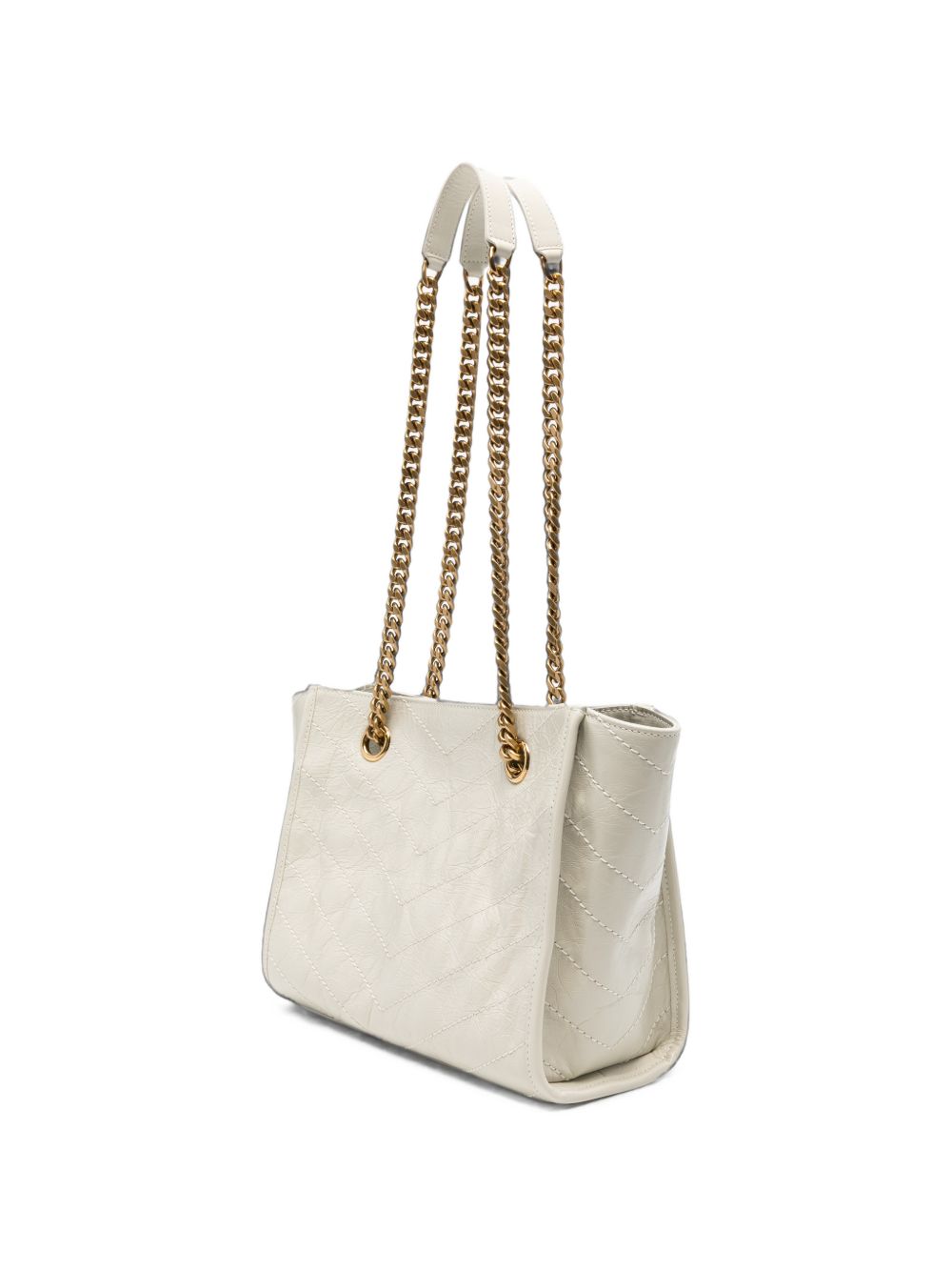 NIKI SMALL LEATHER TOTE BAG