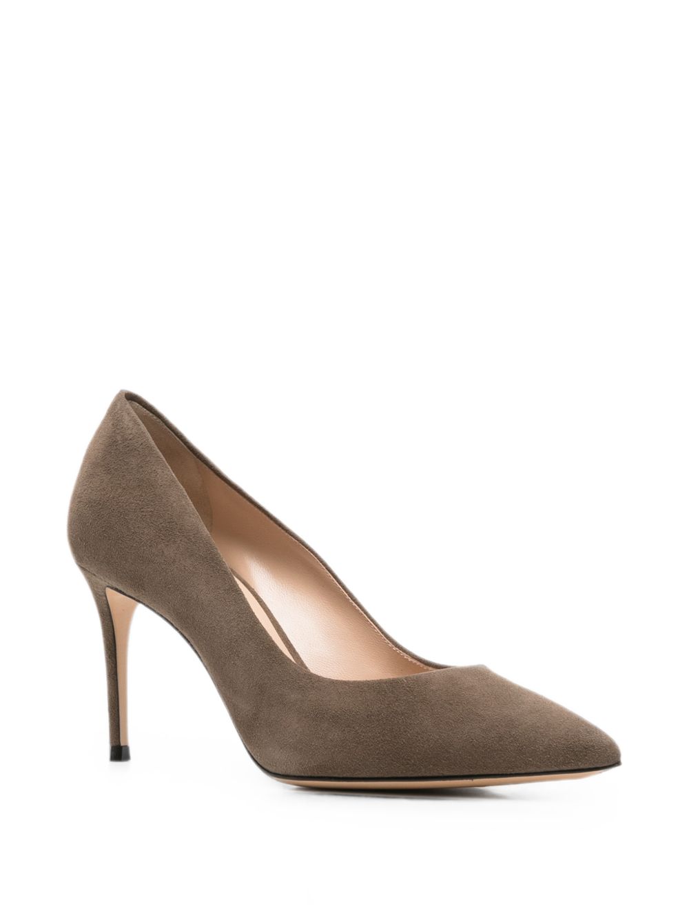 SUEDE LEARHER PUMPS