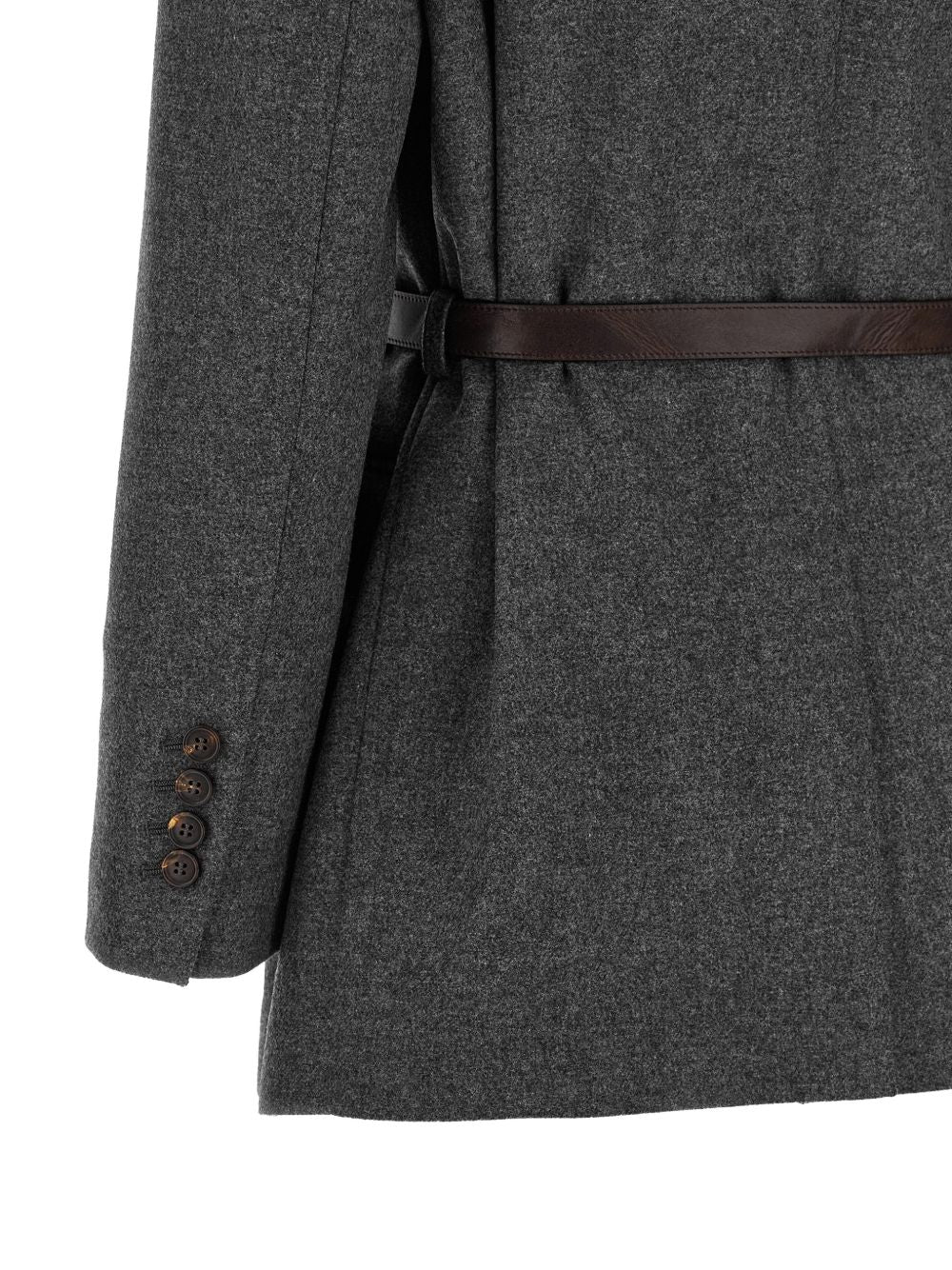 WOOL SINGLE-BREASTED BLAZER JACKET