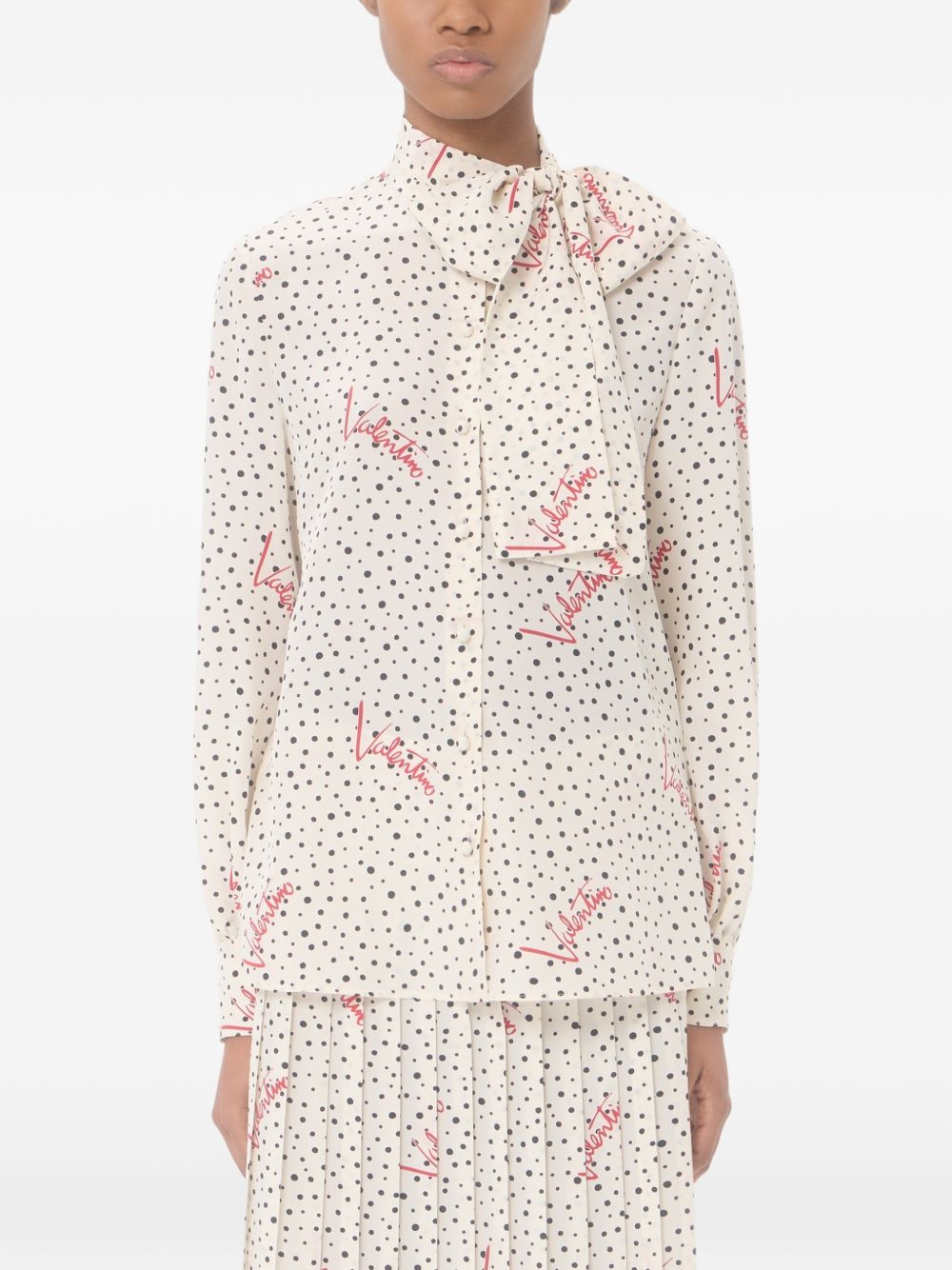 PRINTED SILK SHIRT