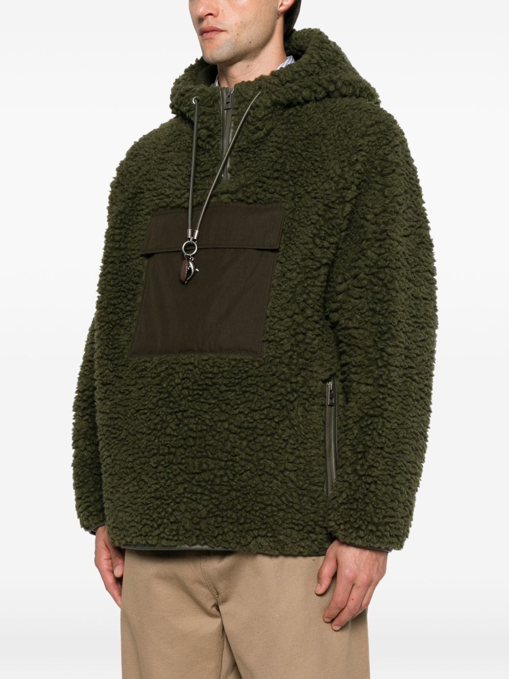 WOOL BLEND BLOUSON JACKET