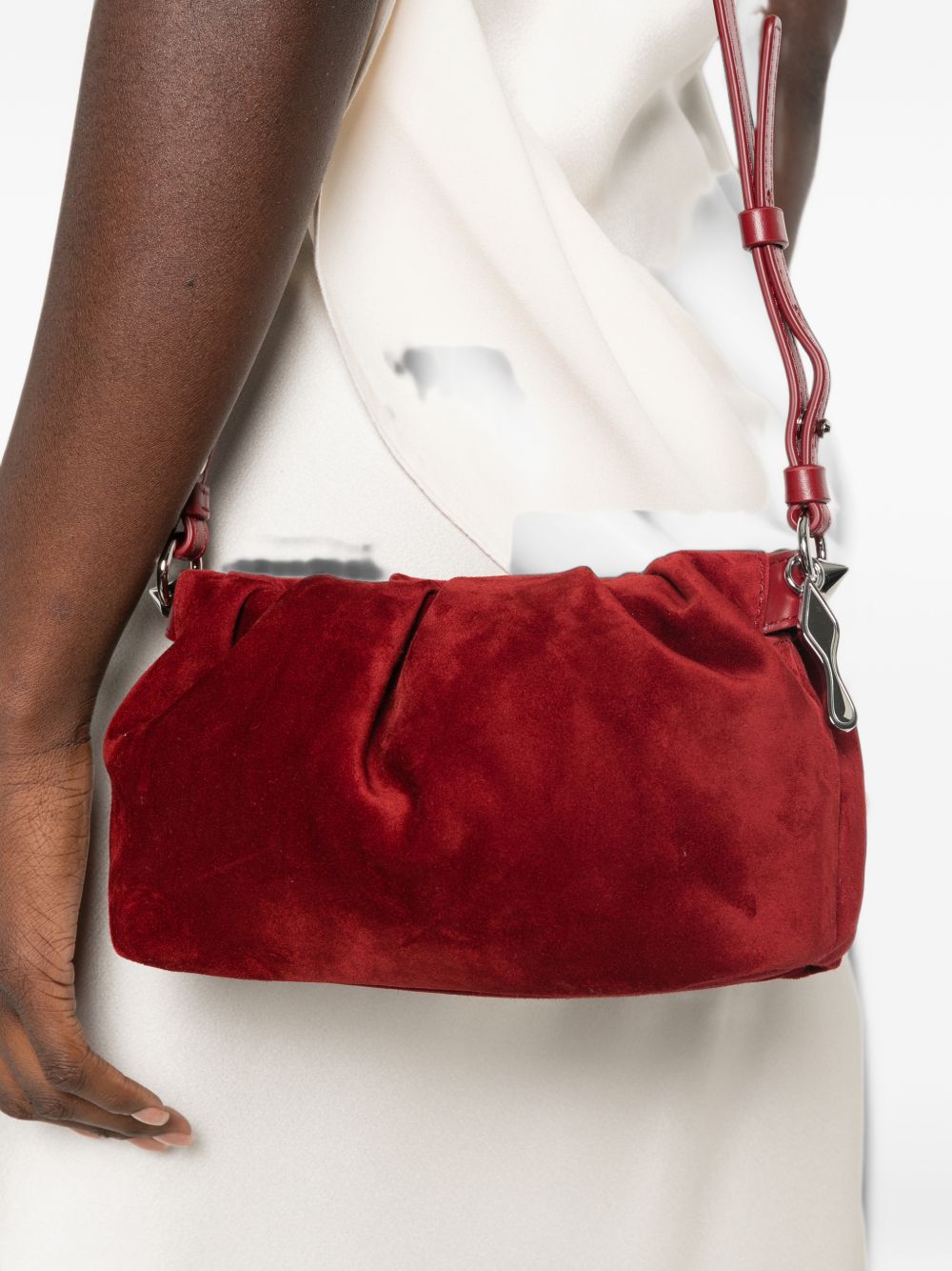 EVA MINI SUEDE LEATHER CROSSBODY BAG