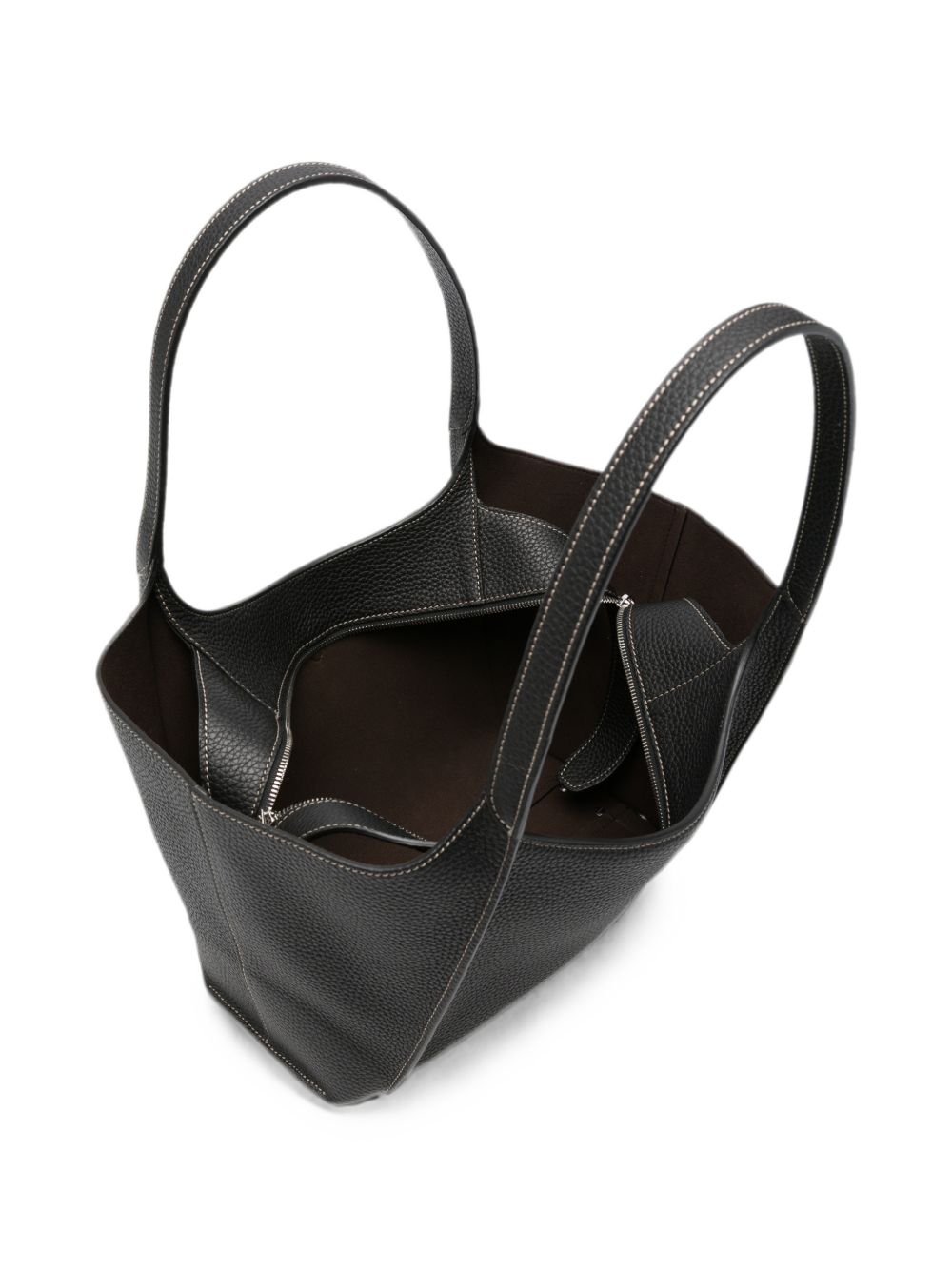 T-TIMELESS SMALL LEATHER TOTE BAG