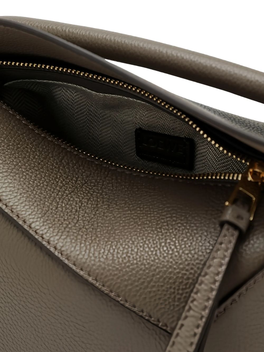 PUZZLE EDGE MINI LEATHER HANDBAG