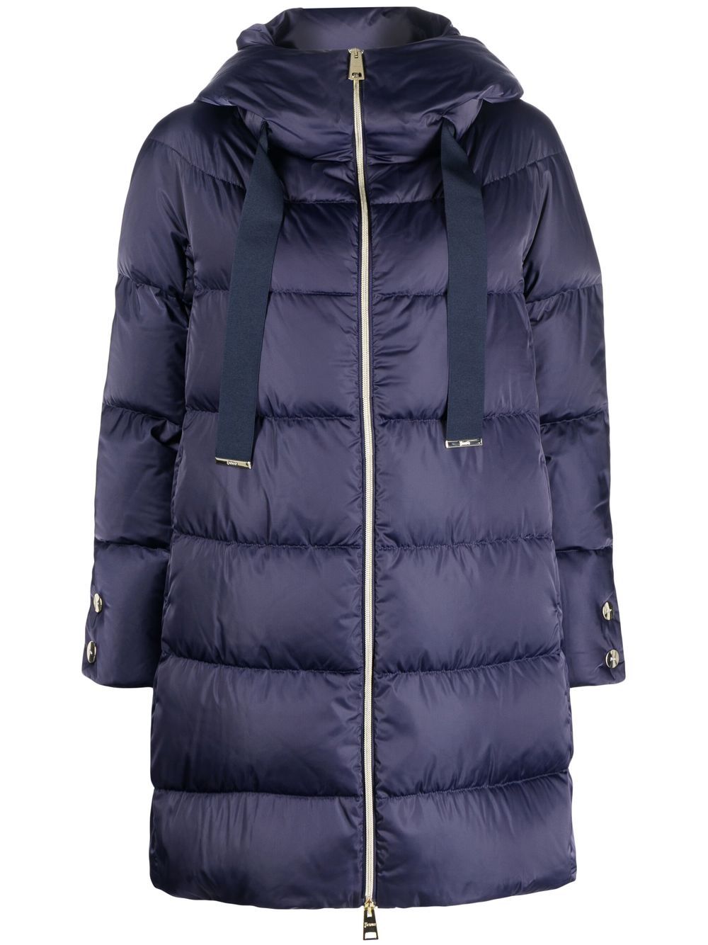 A-SHAPE SATIN DOWN JACKET