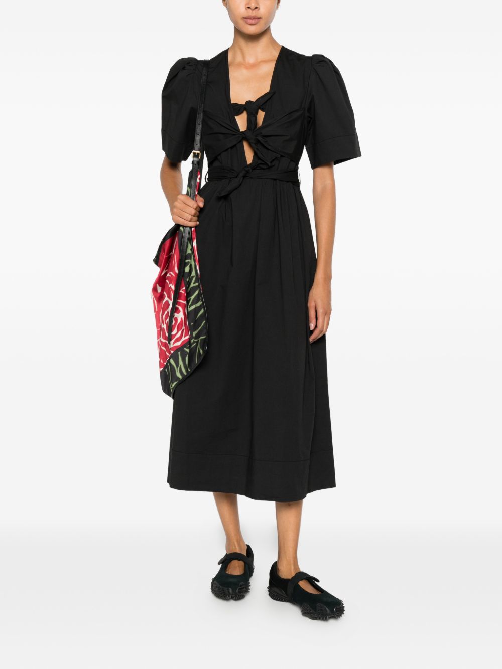 ORGANIC COTTON MIDI DRESS