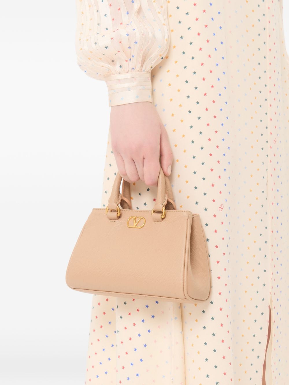 VLOGO SIGNATURE LEATHER MINI BAG