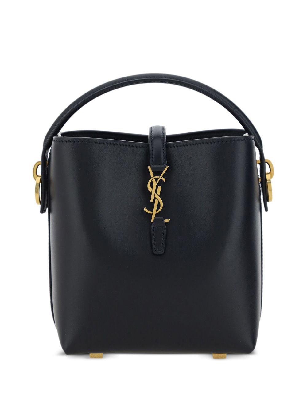 LE 37 MINI LEATHER BUCKET BAG