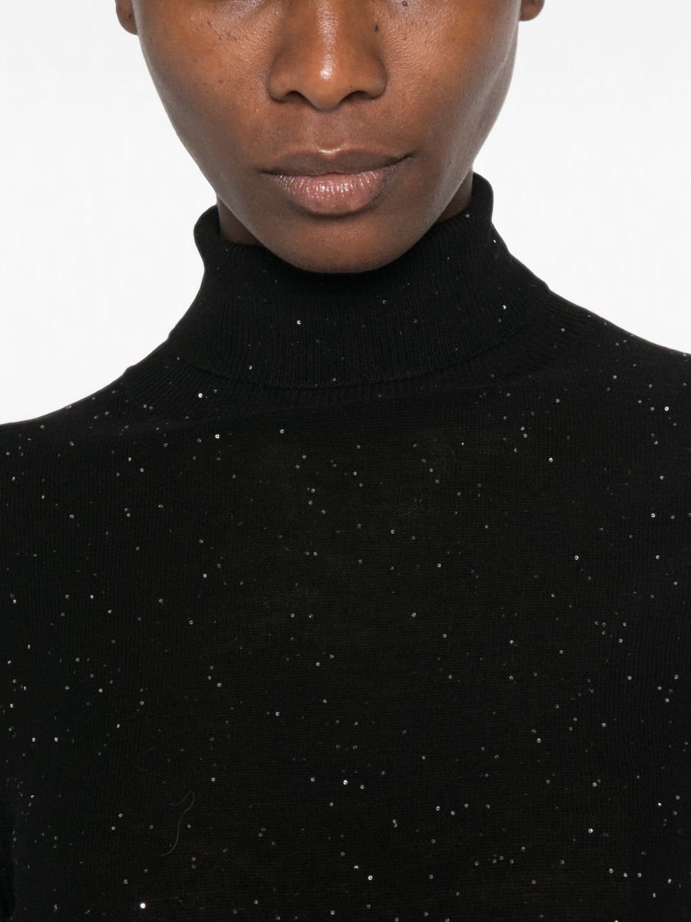 WOOL TURTLE-NECK SWEATER