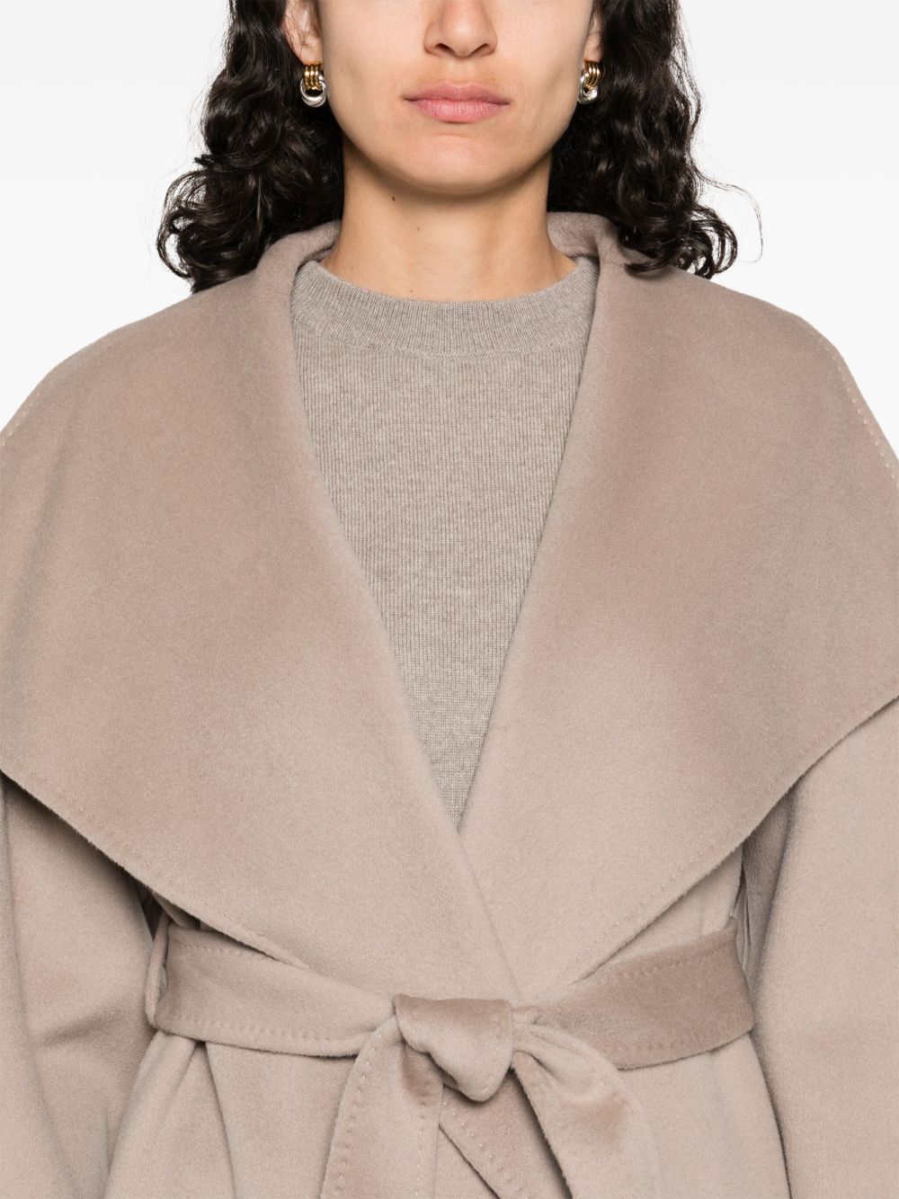 WOOL BELTED COAT
