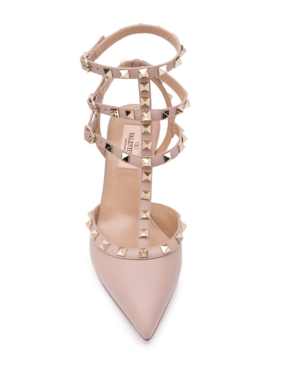 ROCKSTUD LEATHER PUMPS
