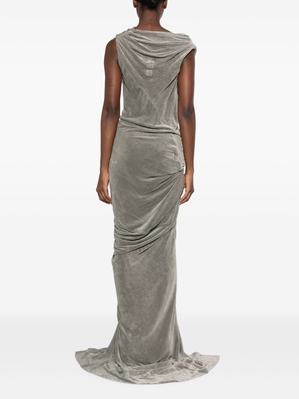 DRAPED MAXI DRESS